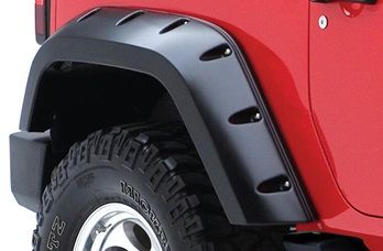 Jeep Wrangler Bushwacker Pocket-Style Achterzijde Fender Flares Set